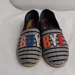 Sam‎ EDELMAN CIRCUS BOY ESPADRILLES WOMEN'S LOAFERS SIZE 8